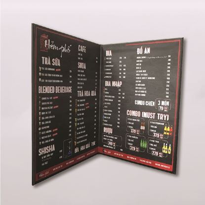 Picture of In Menu - Gỗ MDF